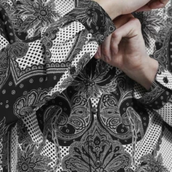 The Kooples À COL REQUIN - Camicia - Black White, Uomo -Vendite The Kooples ed7faa3974d6493e8239df287cdb4ff8