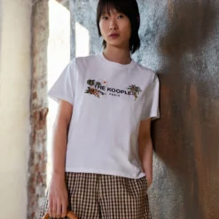 The Kooples MANCHES COURTES - T-shirt Con Stampa - White, Donna