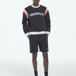 The Kooples Shorts - Black Ecru Red, Uomo -Vendite The Kooples eddfac98a5eb4426b858e1f1f1173fd5