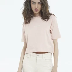 The Kooples MANCHES - T-shirt Basic - Pink, Donna