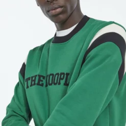 The Kooples Felpa - Green Black Ecru, Uomo -Vendite The Kooples ef46072fdbad48449a5fc88f193a83cd