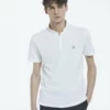 The Kooples Uomo OFFICIER - Polo - White Green -Vendite The Kooples efacc474bd394e5e82fbecc79b3806ec