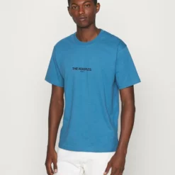 The Kooples T-shirt Con Stampa - Blue, Uomo