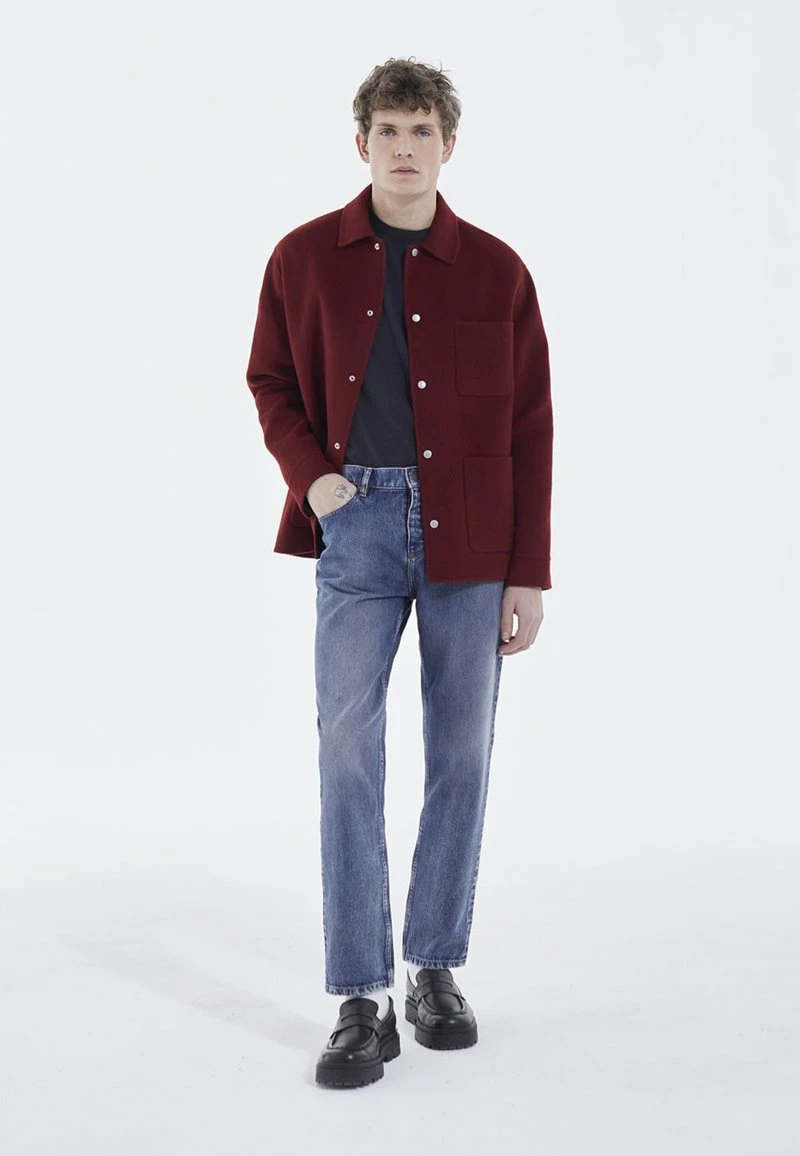 The Kooples Uomo Giacca Da Mezza Stagione - Burgundy 4 The Kooples Uomo Giacca Da Mezza Stagione - Burgundy - immagine 2