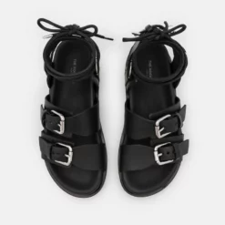 The Kooples AVEC LACETS - Sandali Con Plateau - Black, Donna -Vendite The Kooples f2ff3b13bef74d8cb731400253ed91c7