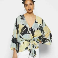 The Kooples Donna KIMONOEN IMPRIME - Camicetta - Green 11 The Kooples Donna KIMONOEN IMPRIME - Camicetta - Green -Vendite The Kooples f3768a898034436286409c394052cfa2