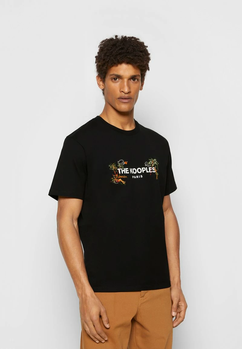 The Kooples Uomo T-shirt Con Stampa - Black 5 The Kooples Uomo T-shirt Con Stampa - Black - immagine 3