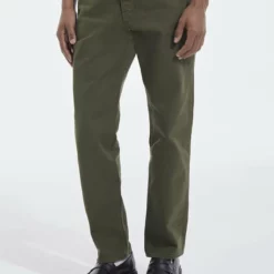 The Kooples Jeans A Sigaretta - Kaki, Uomo