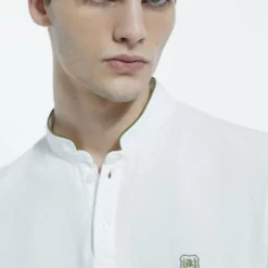 The Kooples Uomo OFFICIER - Polo - White Green -Vendite The Kooples f8615e5b626f47919c6eb3320c27ae8e