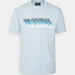The Kooples T-shirt Con Stampa - Blue, Uomo -Vendite The Kooples f904e902630348cb97bd55bb1dd15405
