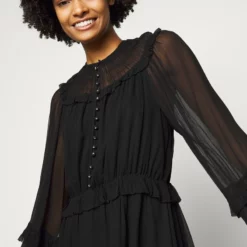 The Kooples Donna DRESS - Abito A Camicia - Black -Vendite The Kooples f974f2427de046d7b177d970cb2be418