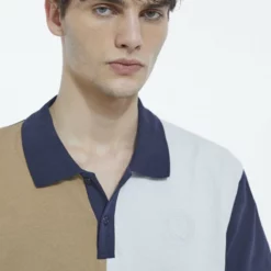 The Kooples PATCHWORK - Polo - Navy, Uomo -Vendite The Kooples fb9c4b703b454a6486232fac2f6723d0