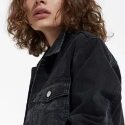 The Kooples Giacca Di Jeans - Black Washed, Donna -Vendite The Kooples fc491d13809946faab198032e2d9c74c