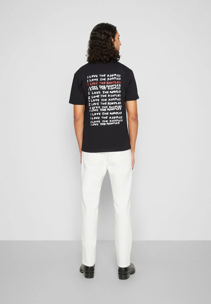 The Kooples Uomo T-shirt Con Stampa - Black 6 The Kooples Uomo T-shirt Con Stampa - Black - immagine 4
