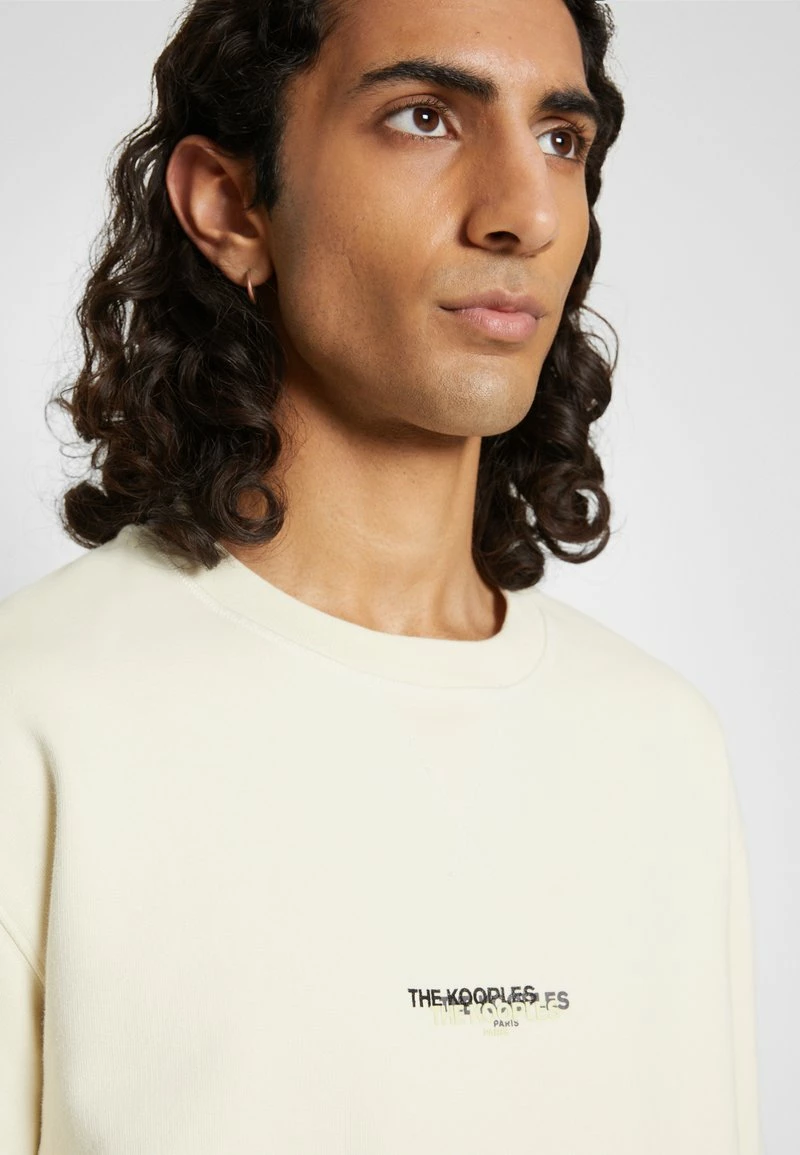 The Kooples Uomo Felpa - Ecru 9 The Kooples Uomo Felpa - Ecru - immagine 7