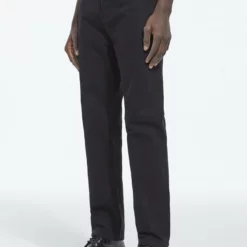 The Kooples Jeans A Sigaretta - Black Denim, Uomo